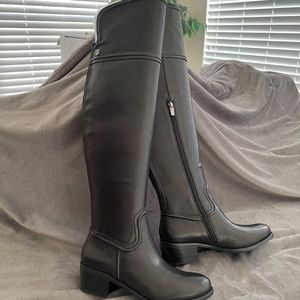 NIB Vince Camuto BALDWIN Over the Knee Boots BLACK OTK 7